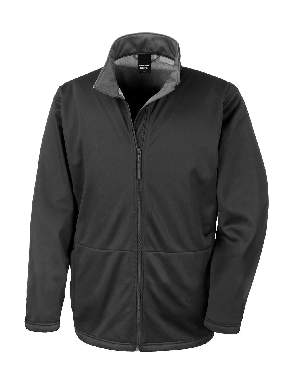 Core Softshell Jacket in Farbe Black