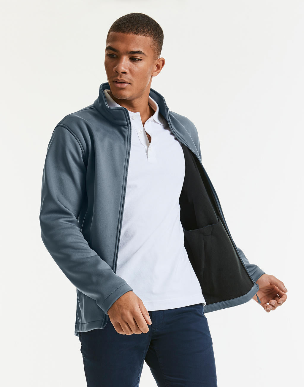 Men's Smart Softshell Jacket in Farbe Black