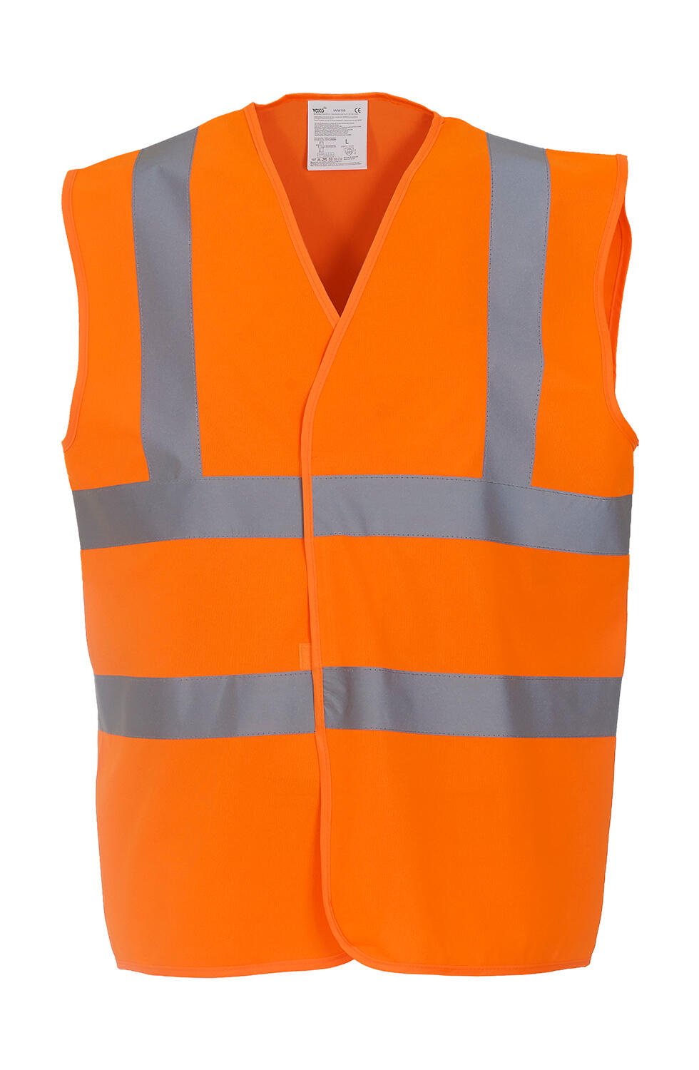 Fluo 2 Band Brace Waistcoat in Farbe Fluo Orange