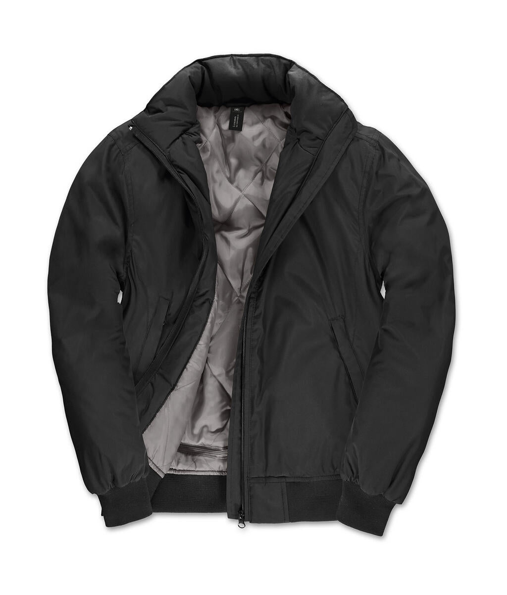 Crew Bomber/women Jacket in Farbe Black/Warm Grey