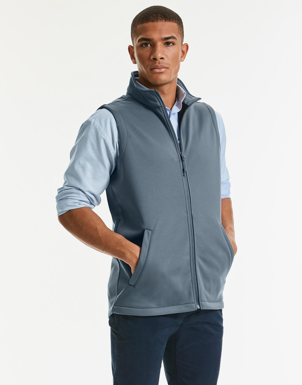 Men's Smart Softshell Gilet in Farbe Black