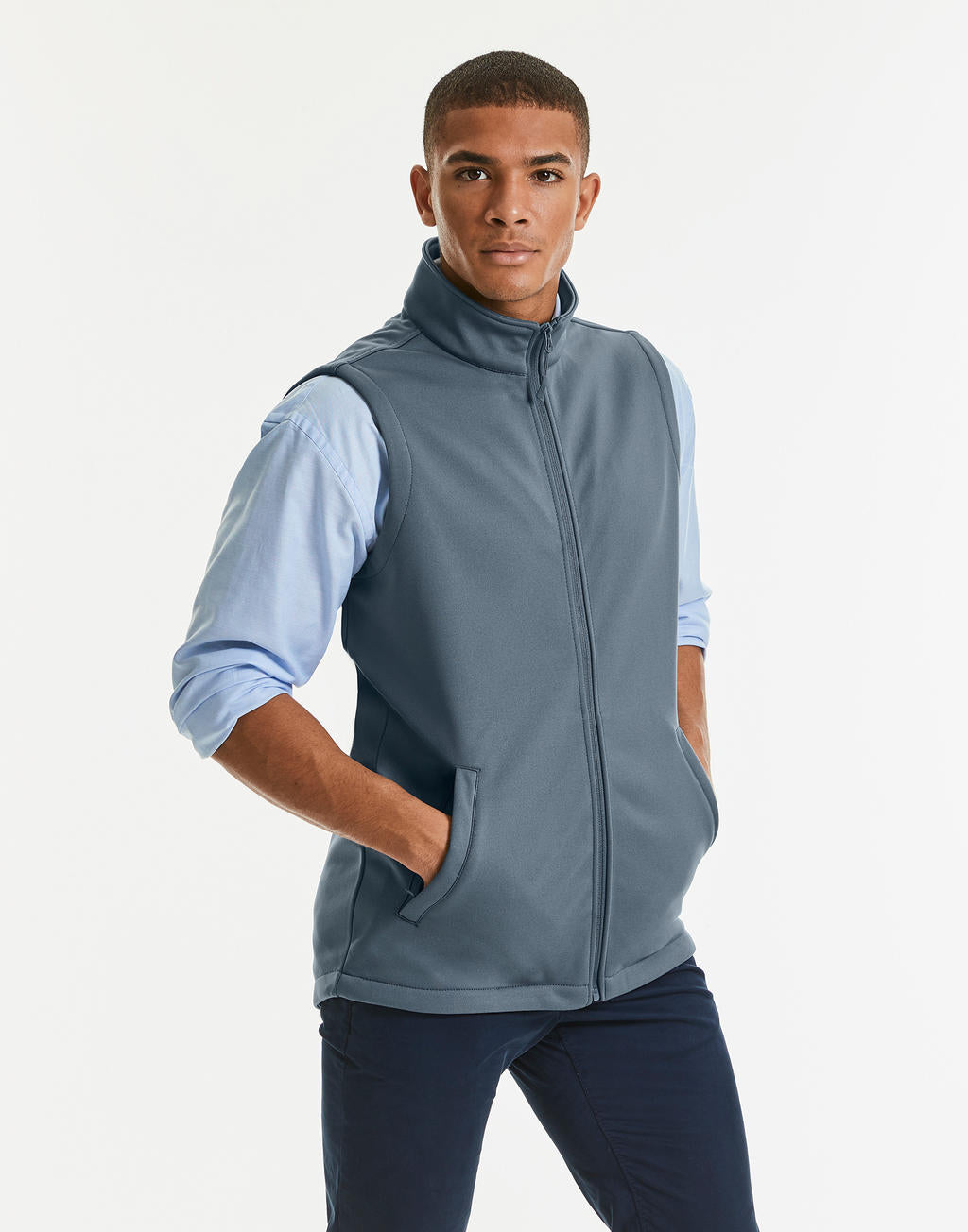 Men's Smart Softshell Gilet in Farbe Black