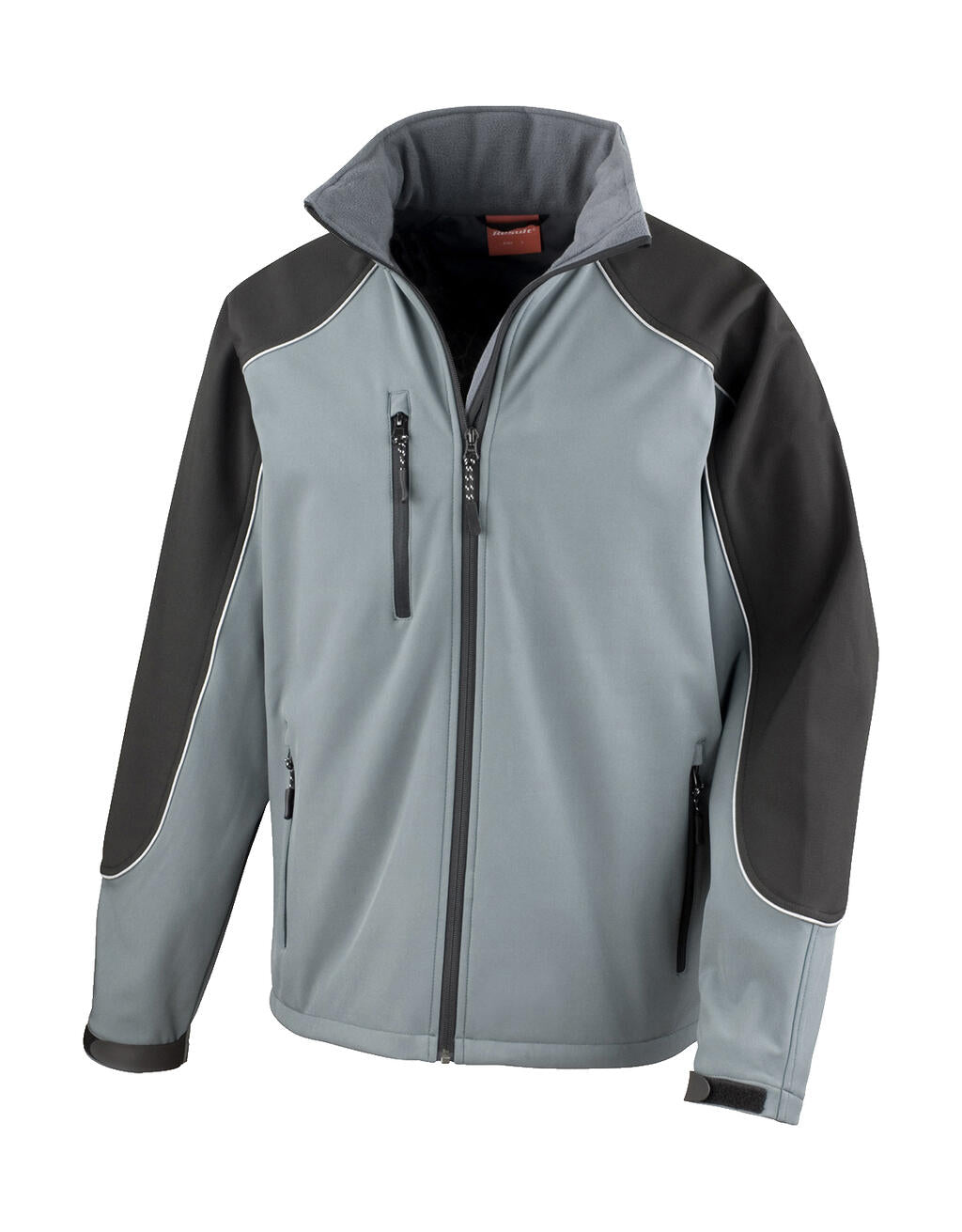 Ice Fell Hooded Softshell Jacket in Farbe Grey/Black