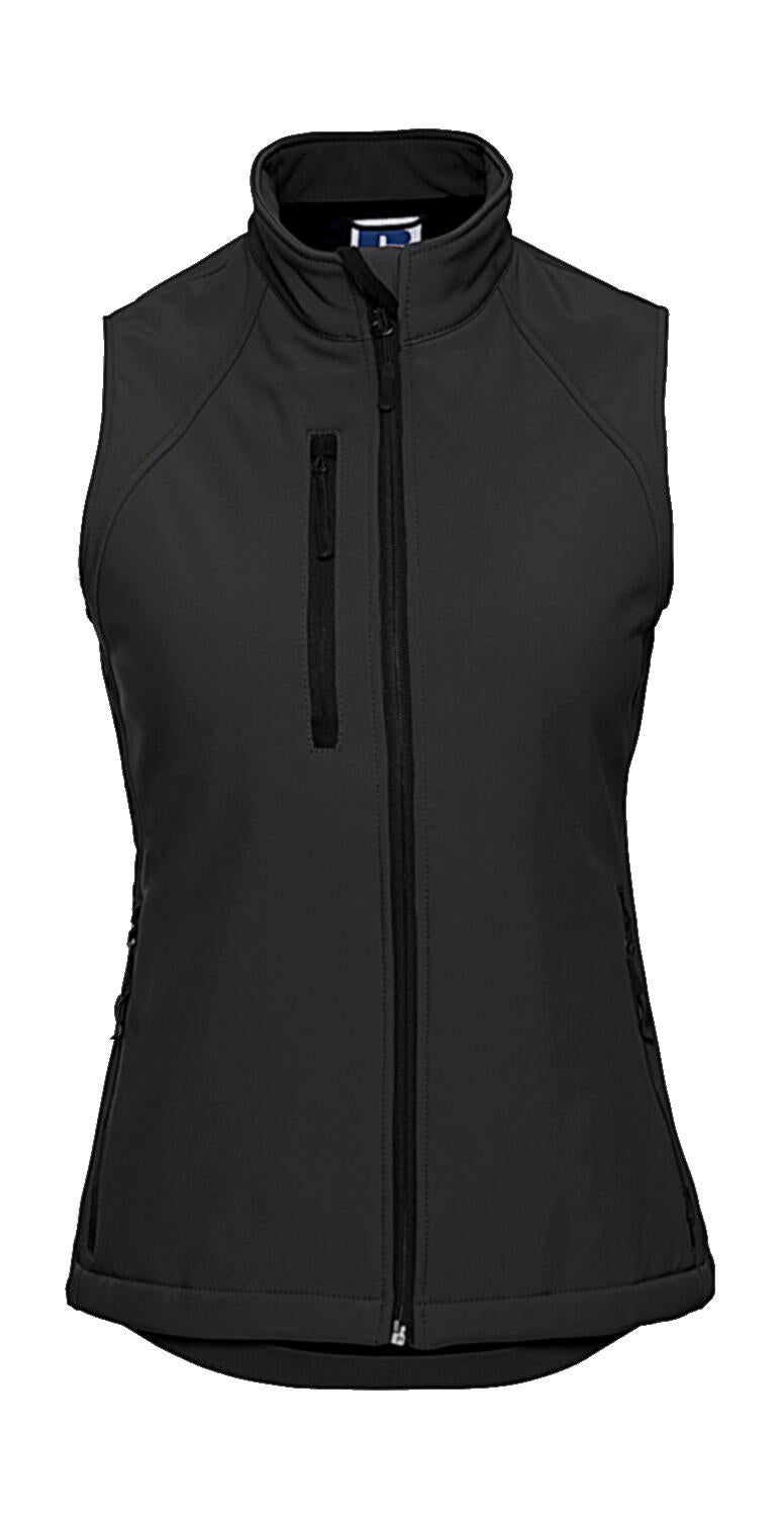 Ladies' Softshell Gilet in Farbe Black