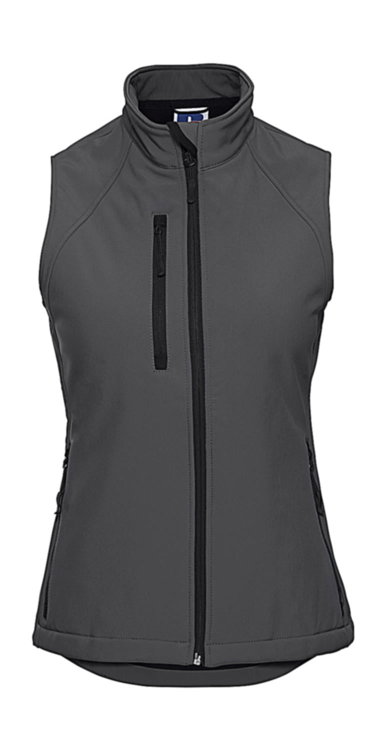 Ladies' Softshell Gilet in Farbe Titanium