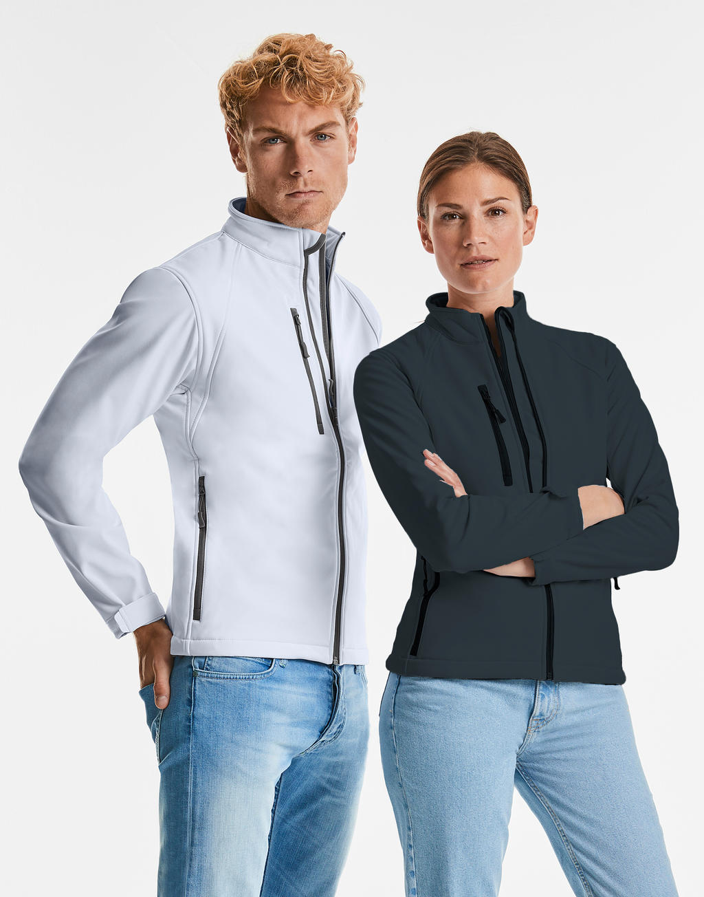Ladies' Softshell Jacket in Farbe White