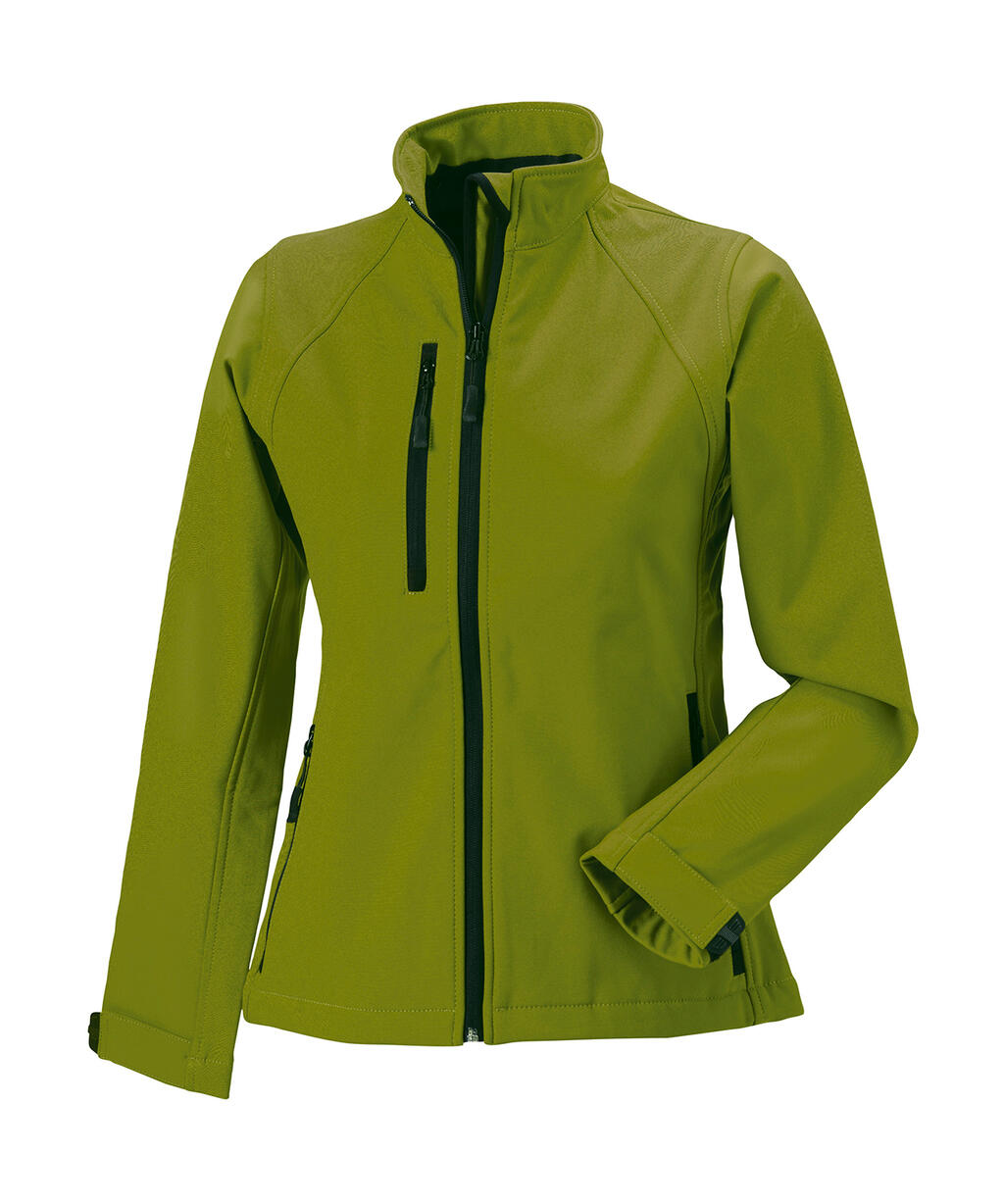 Ladies' Softshell Jacket in Farbe Cactus