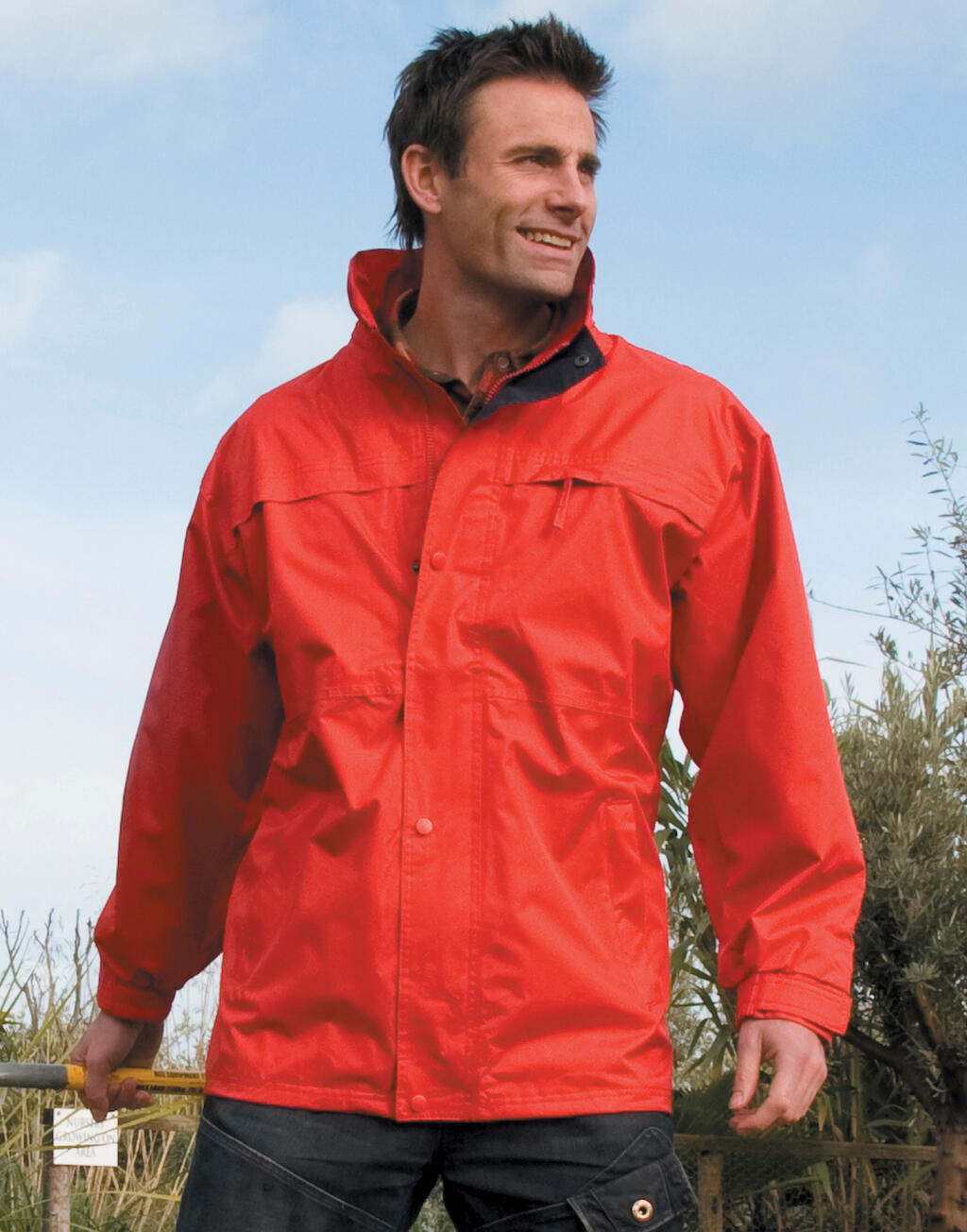 Mid-Season Jacket in Farbe Black/Grey