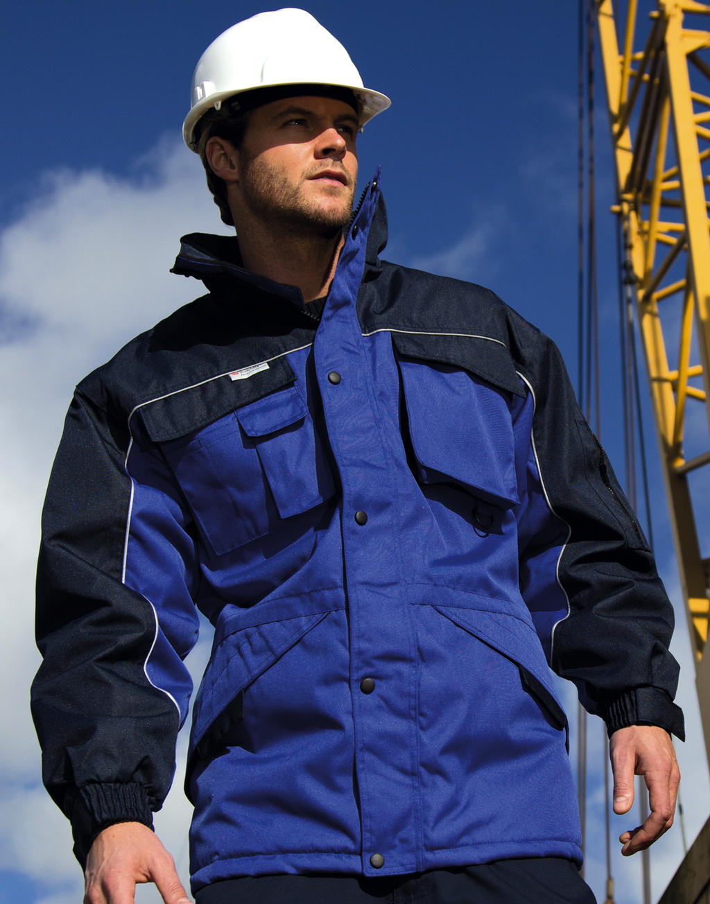 Heavy Duty Combo Jacket in Farbe Grey/Black