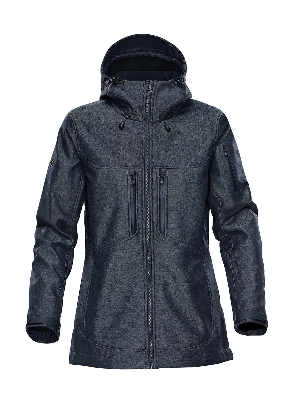 Women's Epsilon 2 Softshell in Farbe Charcoal Twill