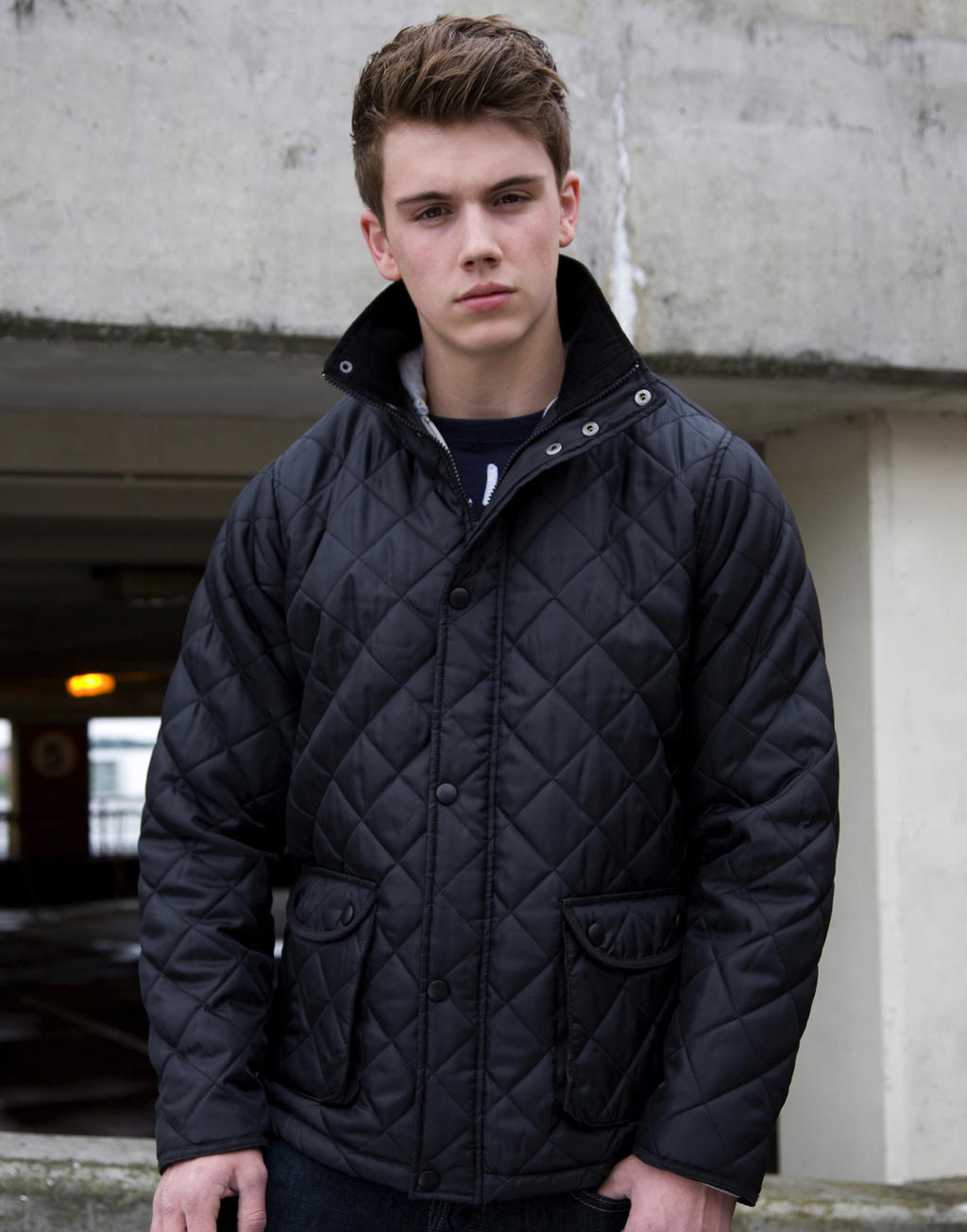Urban Cheltenham Jacket in Farbe Black