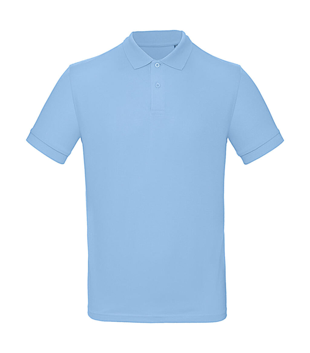 Organic Inspire Polo /men in Farbe Sky Blue