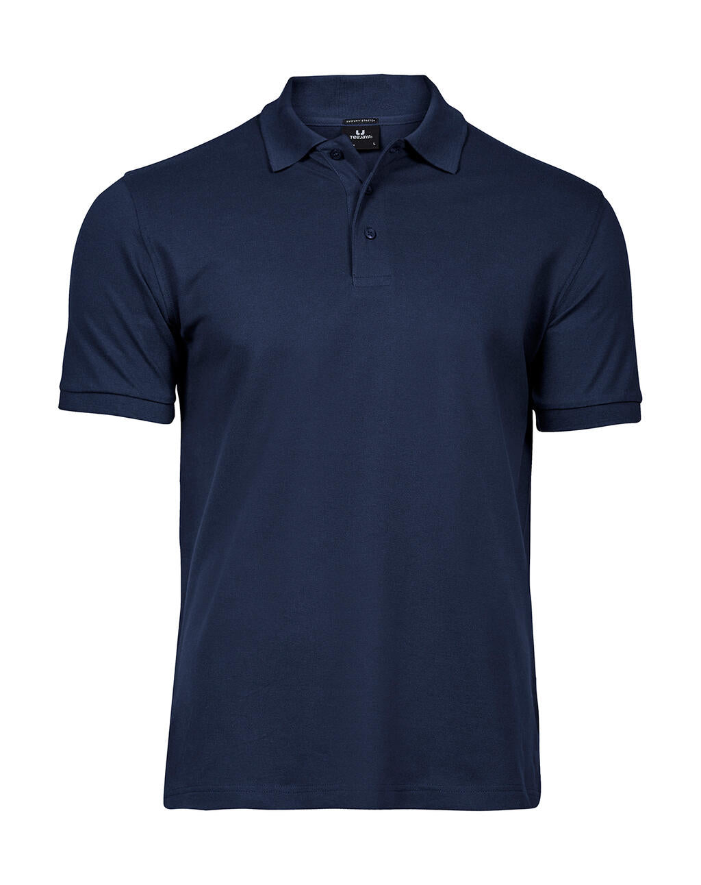 Luxury Stretch Polo in Farbe Navy