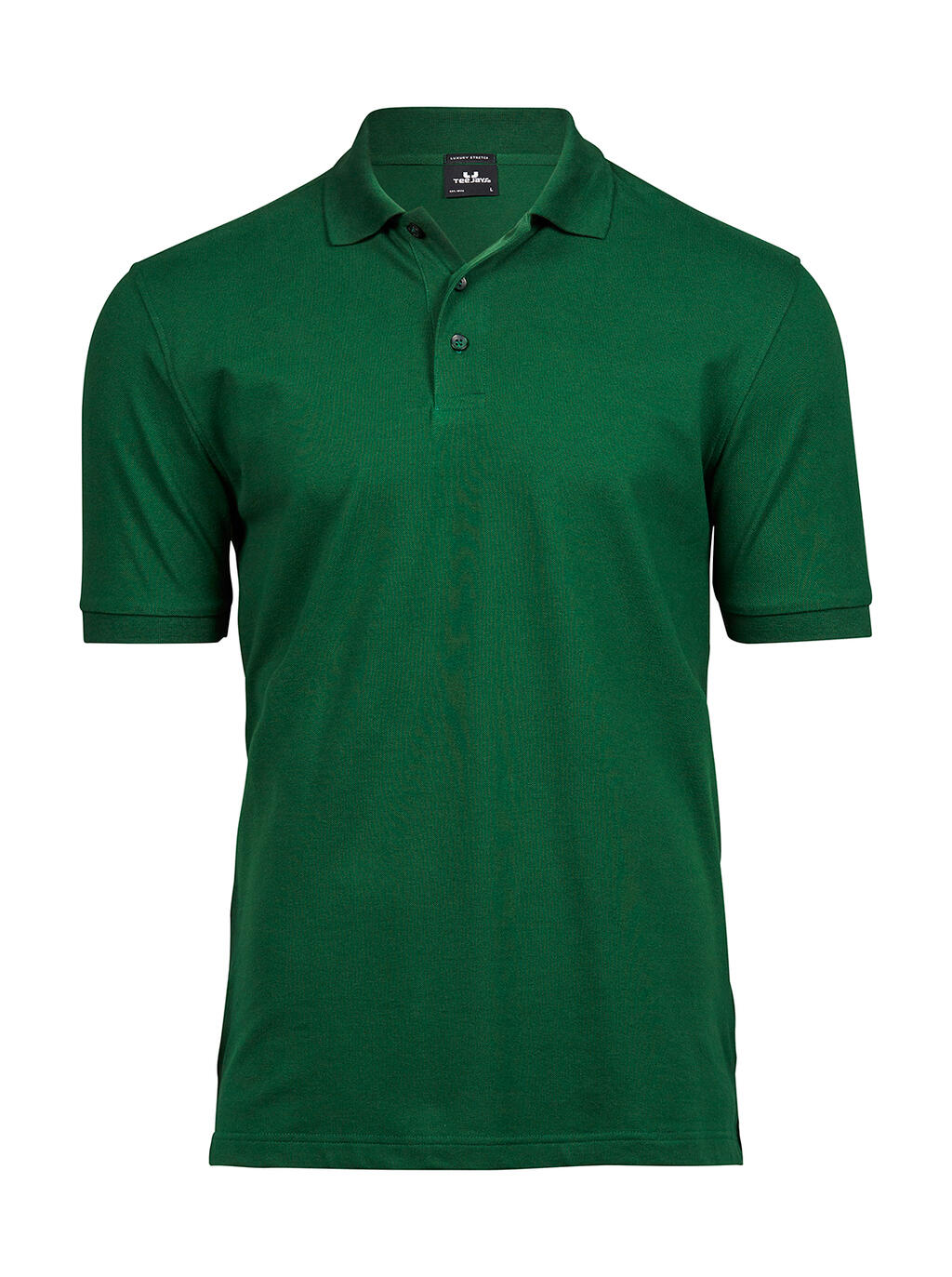 Luxury Stretch Polo in Farbe Forest Green