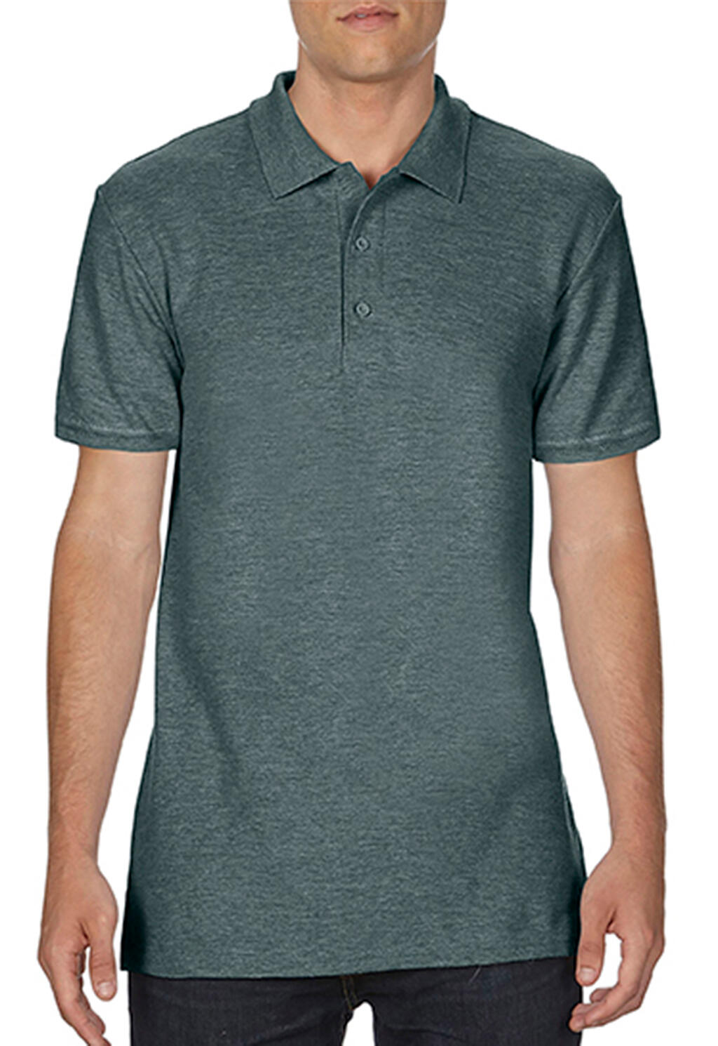 Softstyle Adult Pique Polo in Farbe Dark Heather
