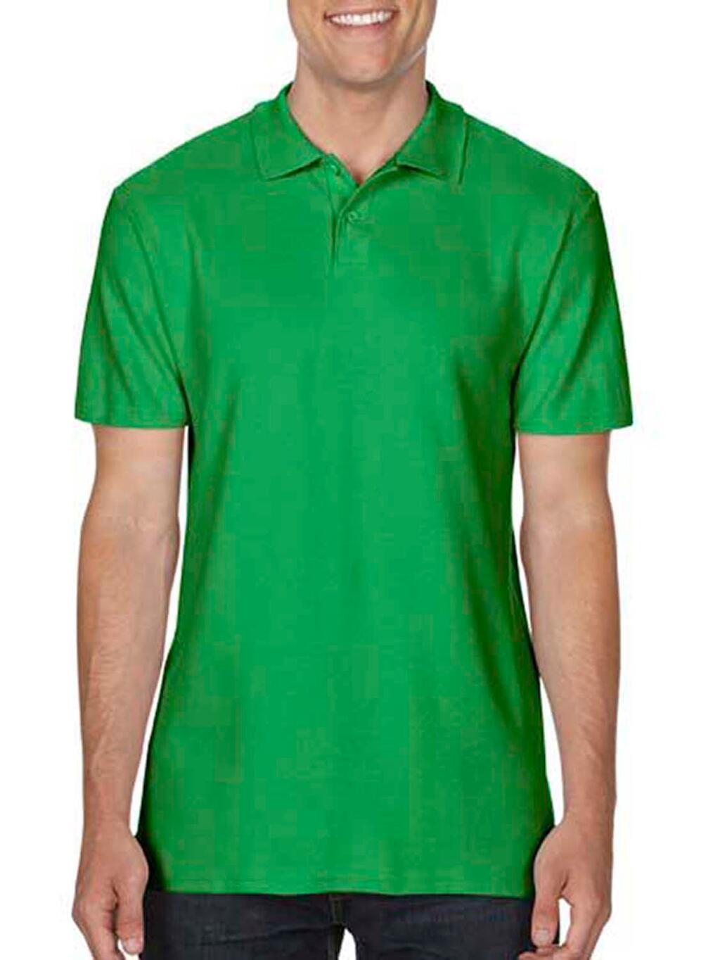 Softstyle Adult Pique Polo in Farbe Irish Green