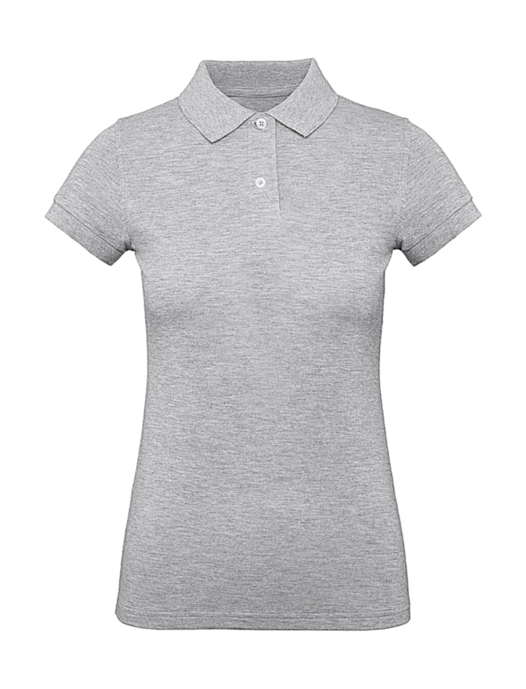 Organic Inspire Polo /women in Farbe Heather Grey