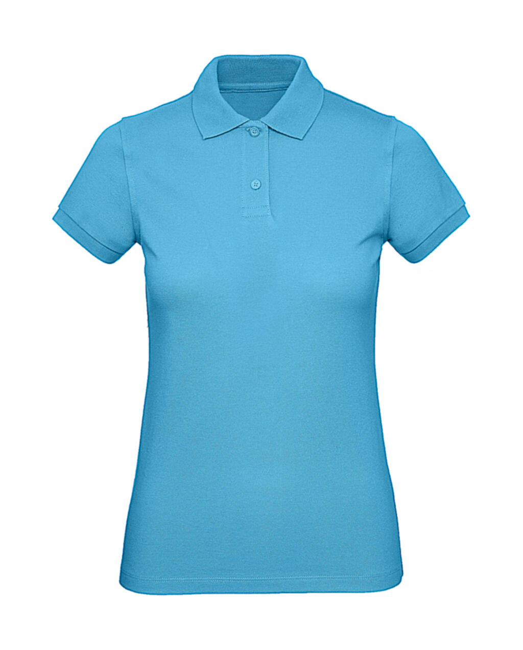 Organic Inspire Polo /women in Farbe Very Turquoise