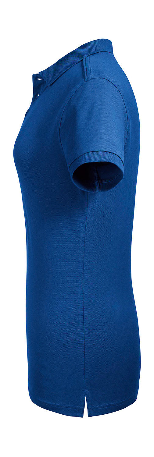 Ladies' Tailored Stretch Polo in Farbe White