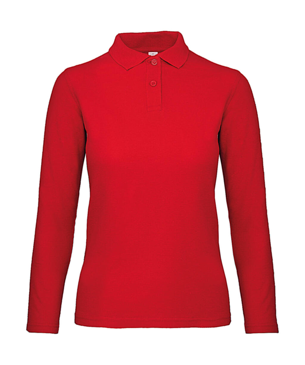 ID.001 LSL /women Polo in Farbe Red