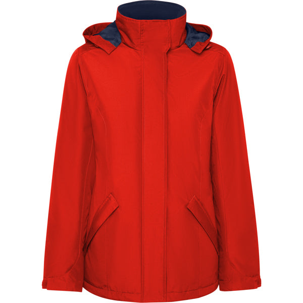 Parka America Woman in Farbe Red