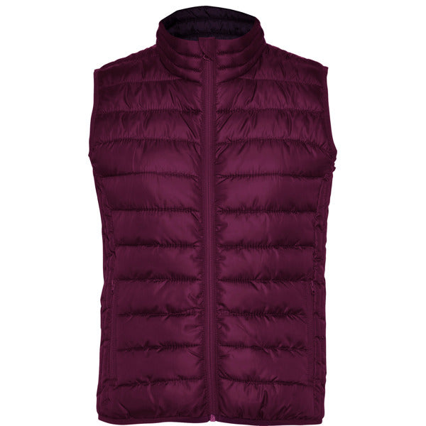 Weste Oslo Woman in Farbe Plum Red
