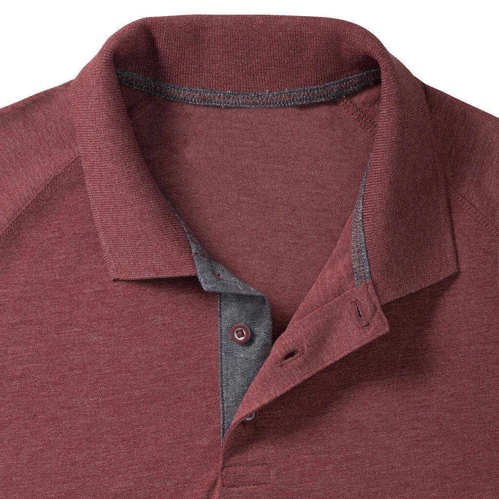 Men's HD Raglan Polo in Farbe White