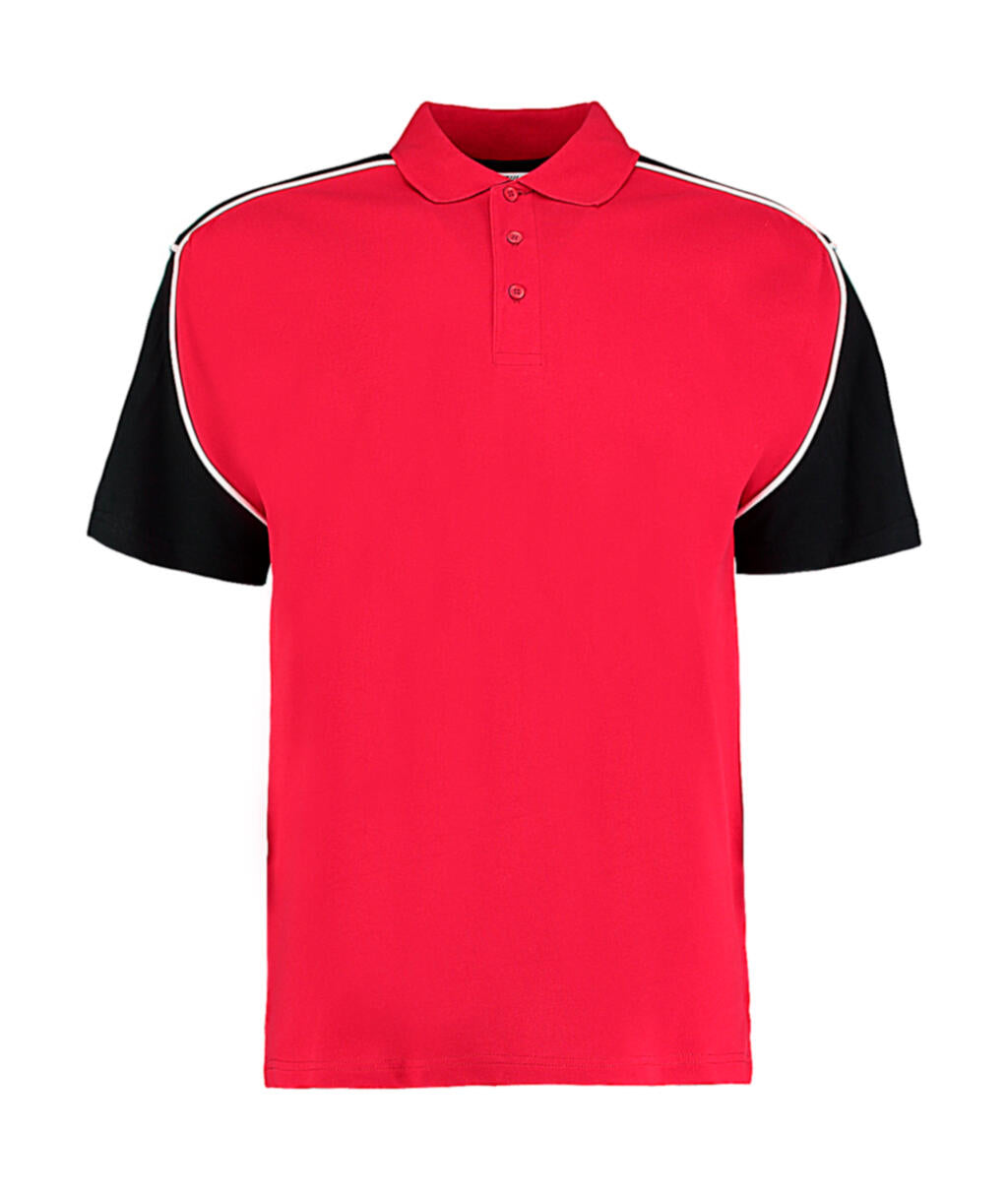 Classic Fit Monaco Polo in Farbe Red/Black/White