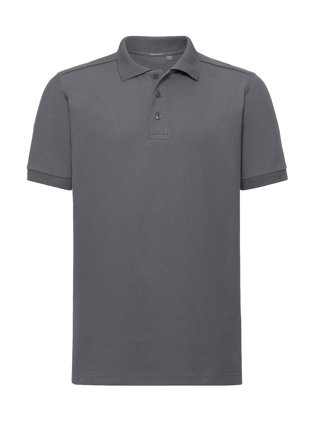 Men's Tailored Stretch Polo in Farbe Convoy Grey