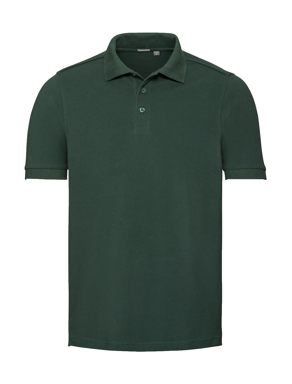 Men's Tailored Stretch Polo in Farbe Bottle Green
