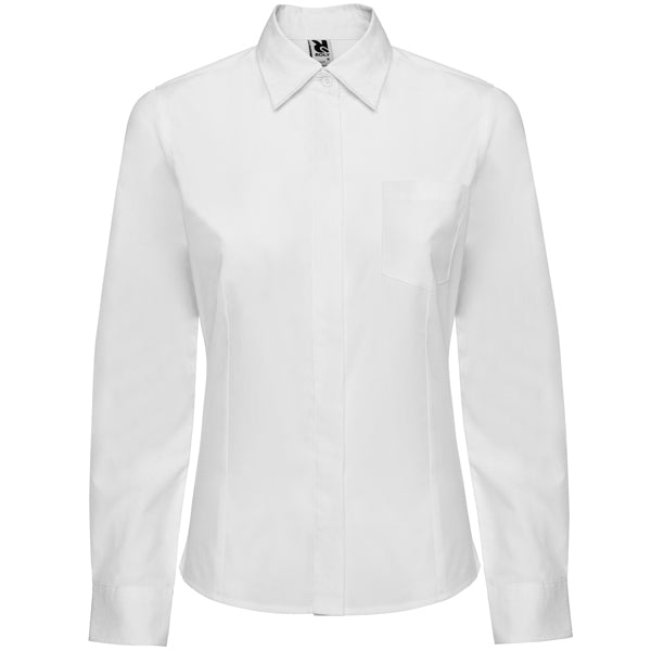 Langärmeliges Shirt Sofia Woman in Farbe White