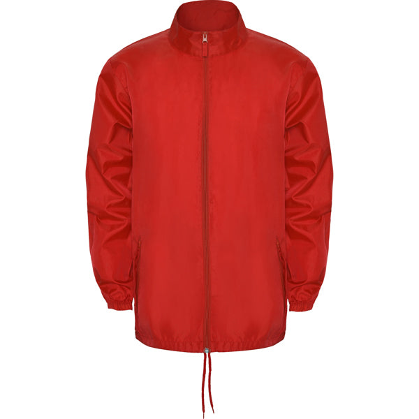Regenmantel Island in Farbe Red