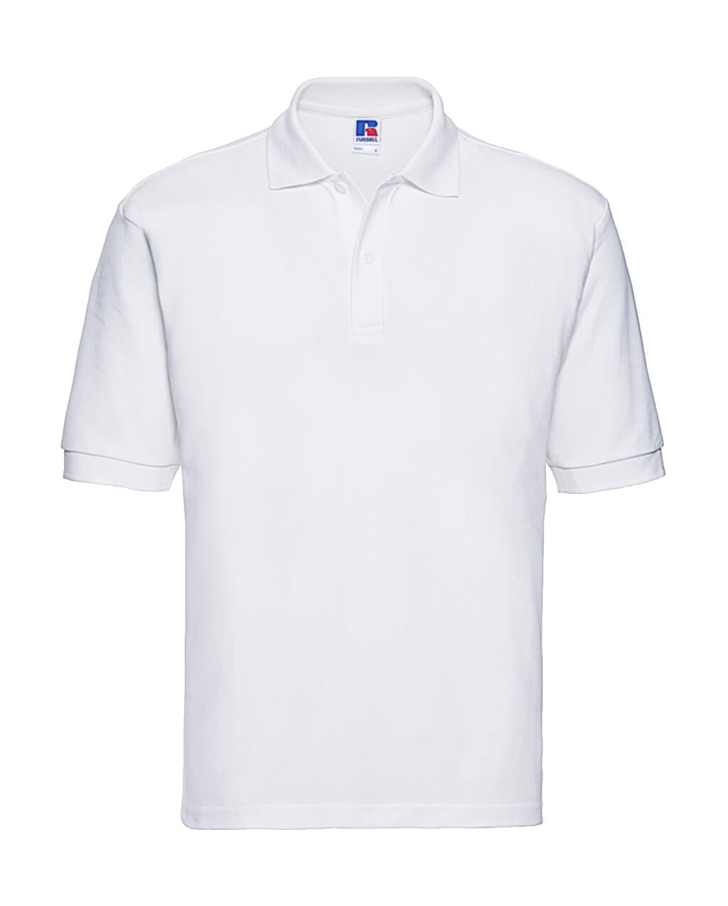 Men's Classic Polycotton Polo in Farbe White