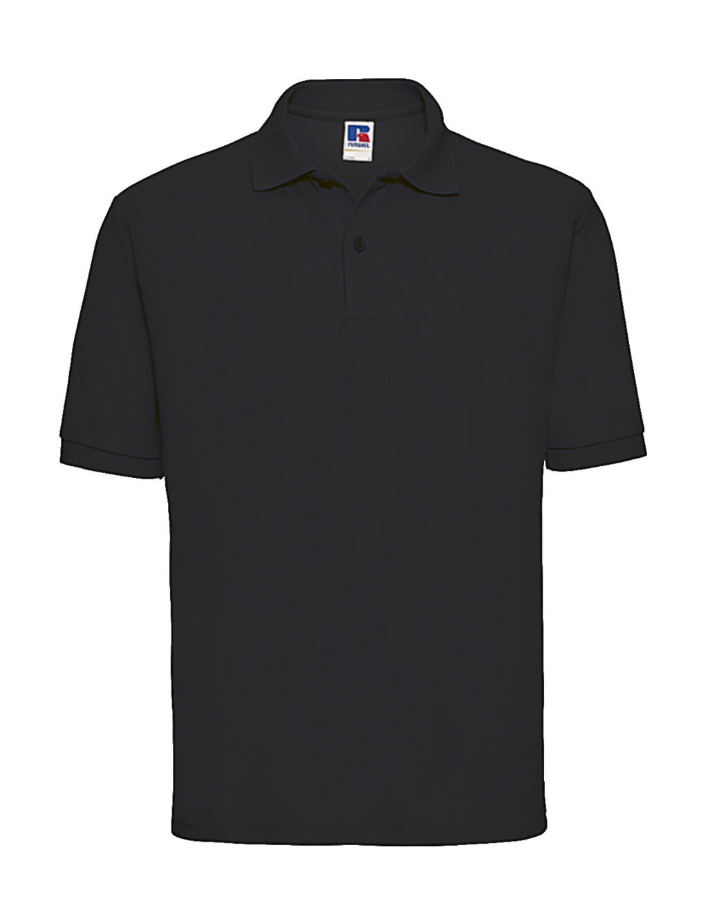 Men's Classic Polycotton Polo in Farbe Black