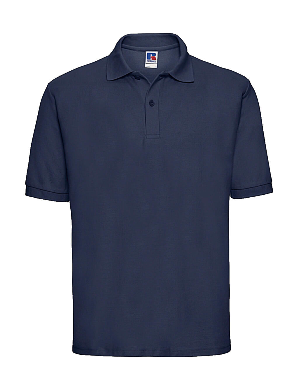 Men's Classic Polycotton Polo in Farbe French Navy