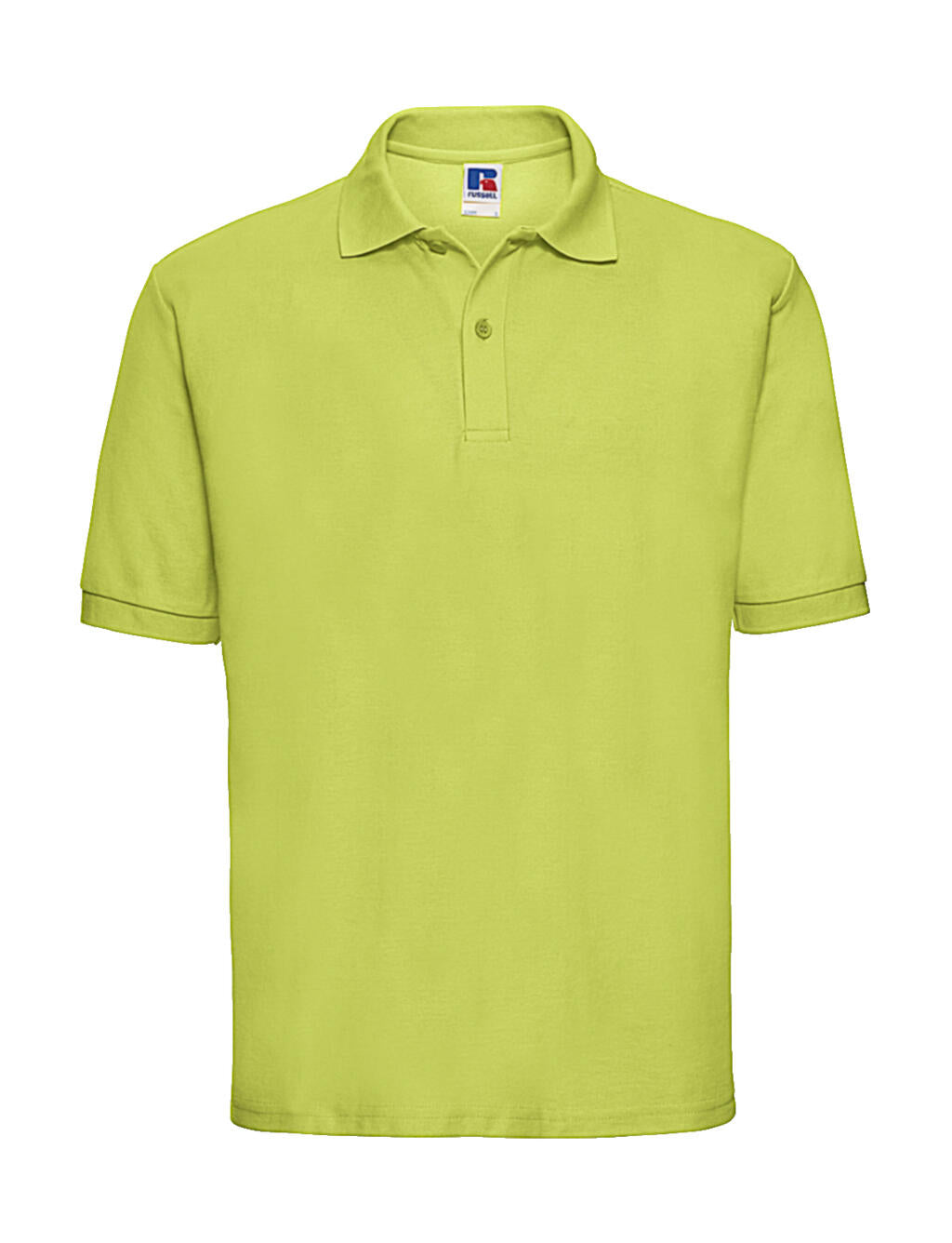 Men's Classic Polycotton Polo in Farbe Lime