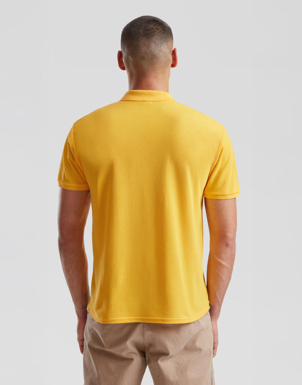 65/35 Polo in Farbe White