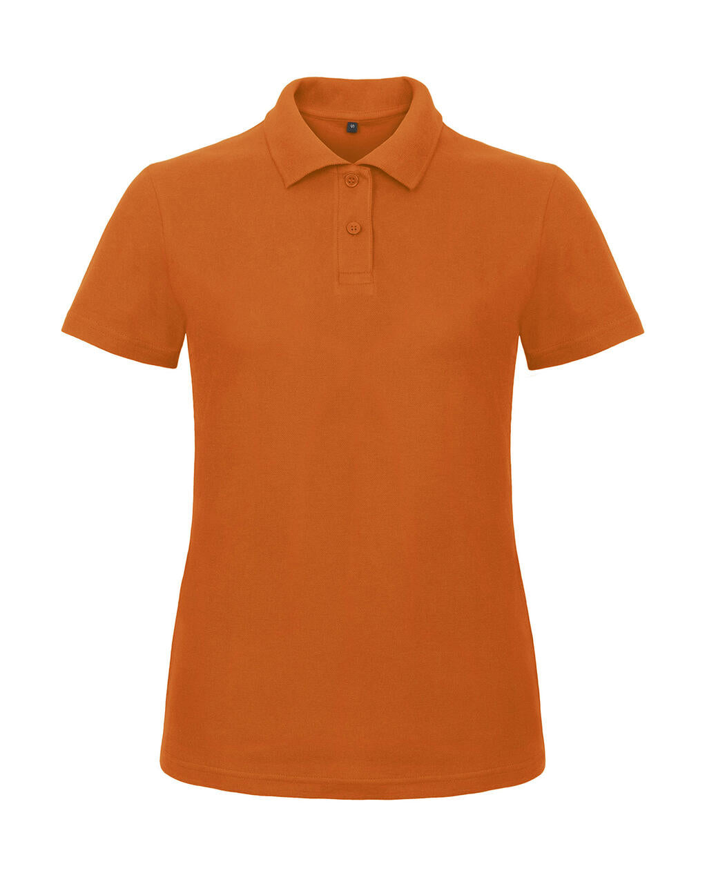 ID.001/women Piqué Polo Shirt in Farbe Orange