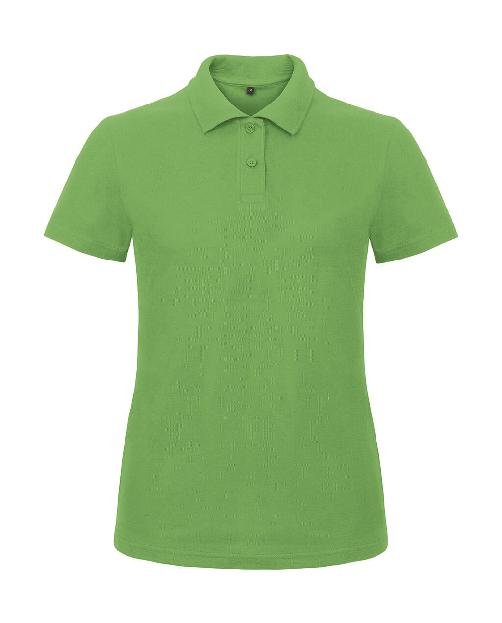 ID.001/women Piqué Polo Shirt in Farbe Real Green