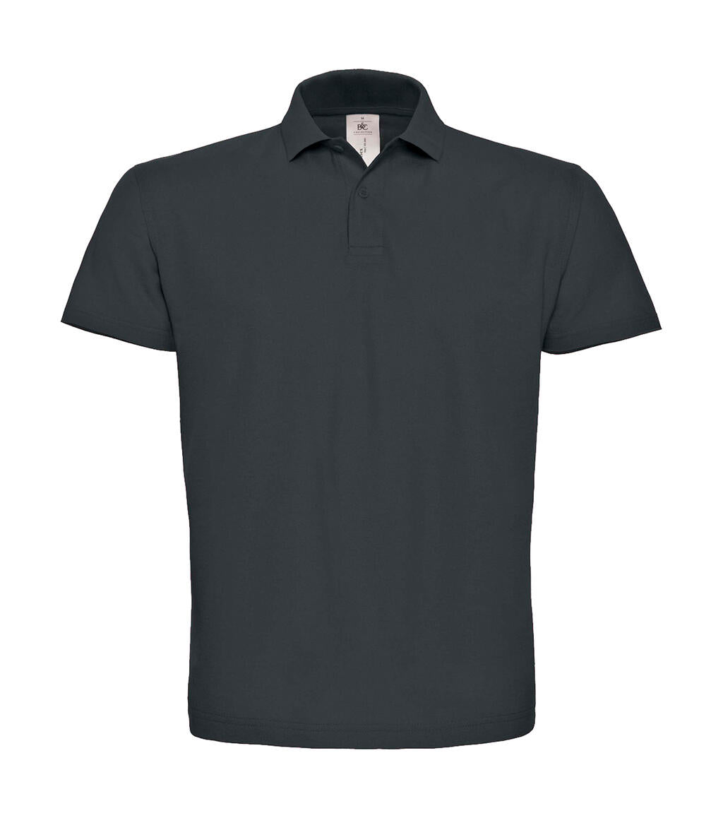 ID.001 Piqué Polo Shirt in Farbe Anthracite