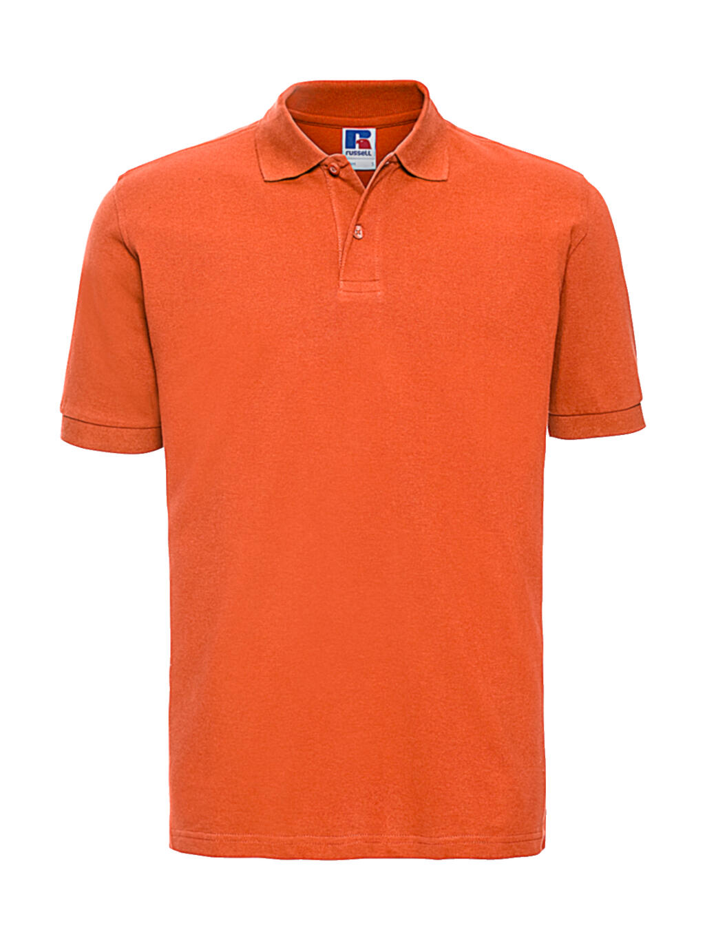Men's Classic Cotton Polo in Farbe Orange