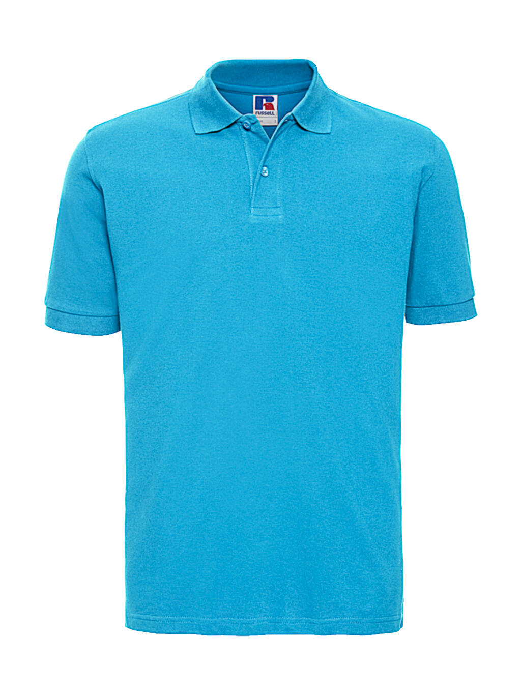 Men's Classic Cotton Polo in Farbe Turquoise