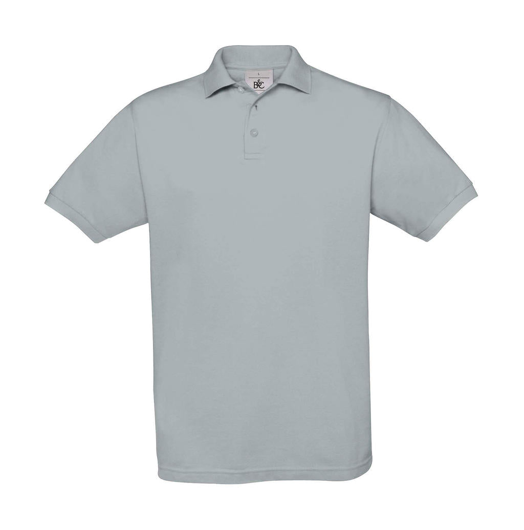 Safran Piqué Polo in Farbe Pacific Grey