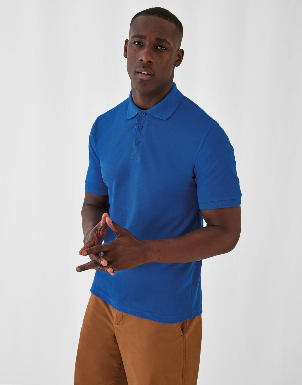 Safran Piqué Polo in Farbe White