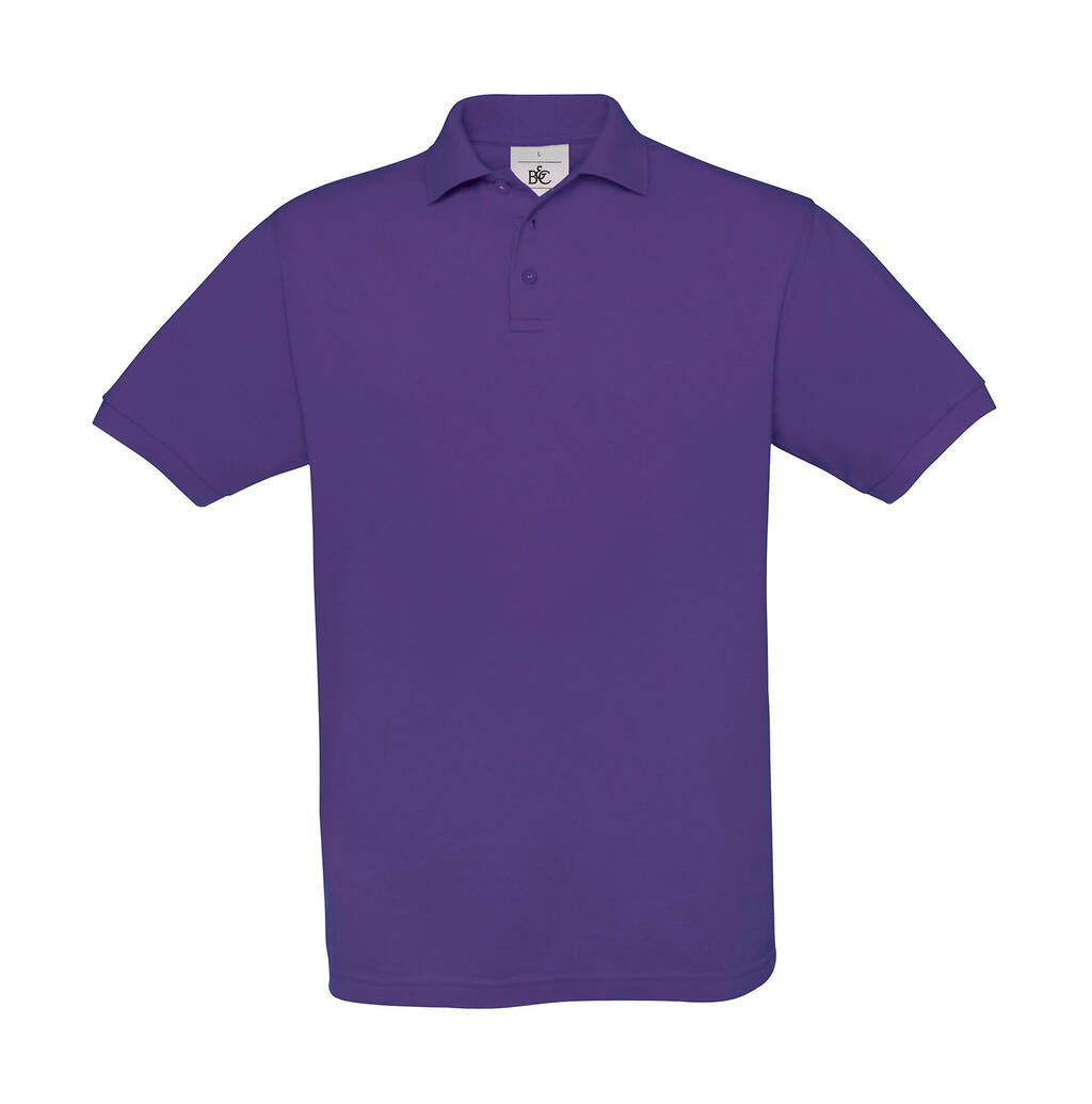 Safran Piqué Polo in Farbe Purple