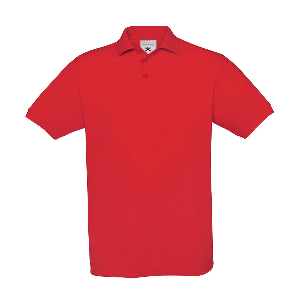 Safran Piqué Polo in Farbe Red