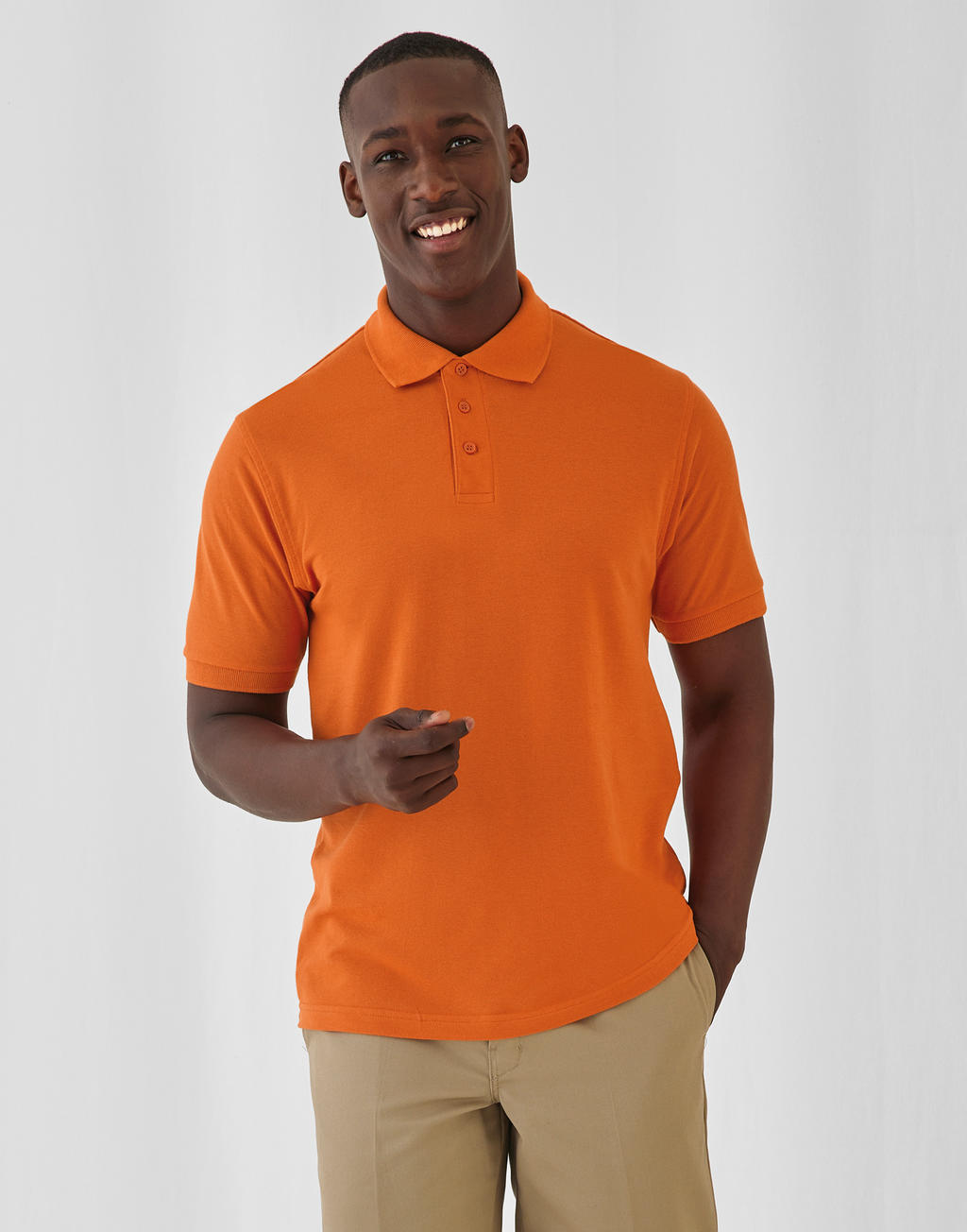 Safran Piqué Polo in Farbe White
