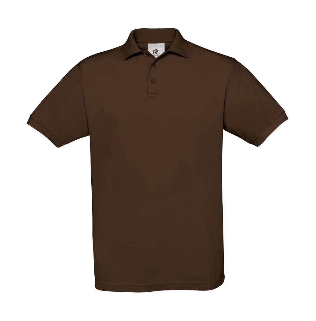 Safran Piqué Polo in Farbe Brown