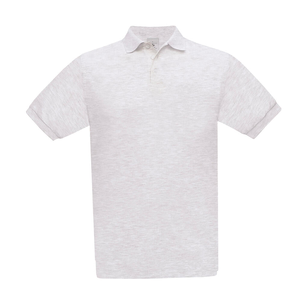 Safran Piqué Polo in Farbe Ash
