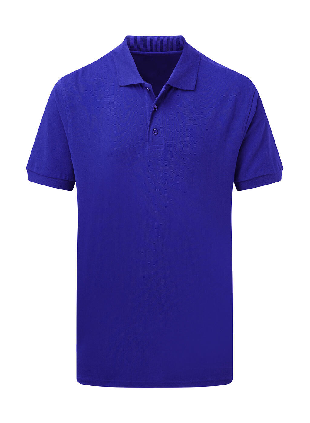 Men's Cotton Polo in Farbe Royal Blue